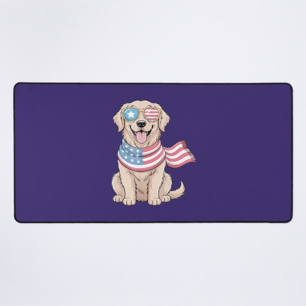 Item preview, Patriotic Golden Retriever Dog American Flag Th Of July TShirt for Men Women Kidspng designed and sold by DonaldgewOver.