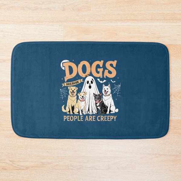 Item preview, Dogs Because People are Creepy Funny Halloween Dog Lover png designed and sold by BateslniArts.