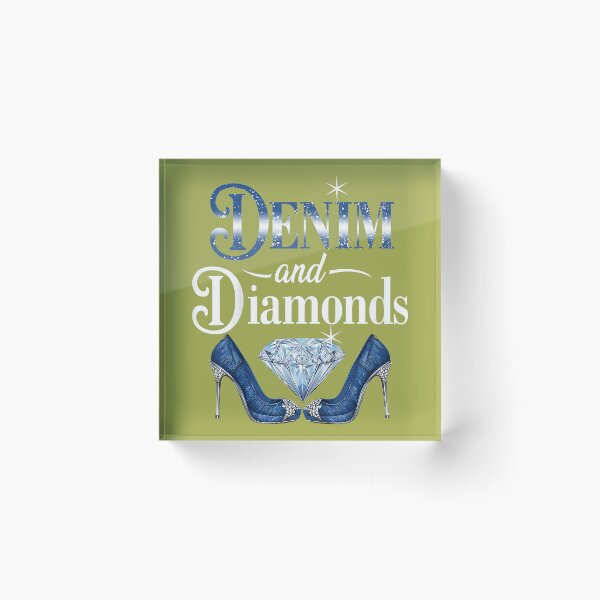 Item preview, Fabulous Denim & Diamonds High Heels Girls Women Cowgirls designed and sold by melodycook.