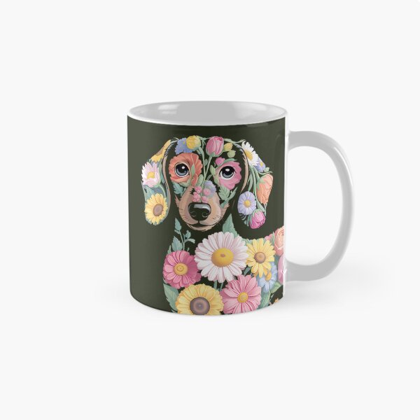 Item preview, Dachshund Flower Funny Dogpng designed and sold by BateslniArts.