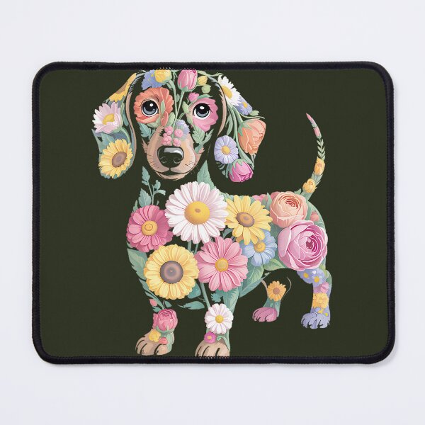 Item preview, Dachshund Flower Funny Dogpng designed and sold by BateslniArts.