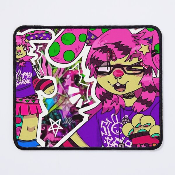Item preview, Colorful Scene Bunny Character Collage with Stars and Glasses designed and sold by CrispinNorwood.