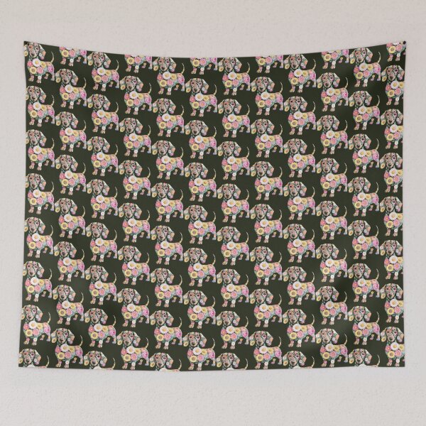 Item preview, Dachshund Flower Funny Dogpng designed and sold by BateslniArts.