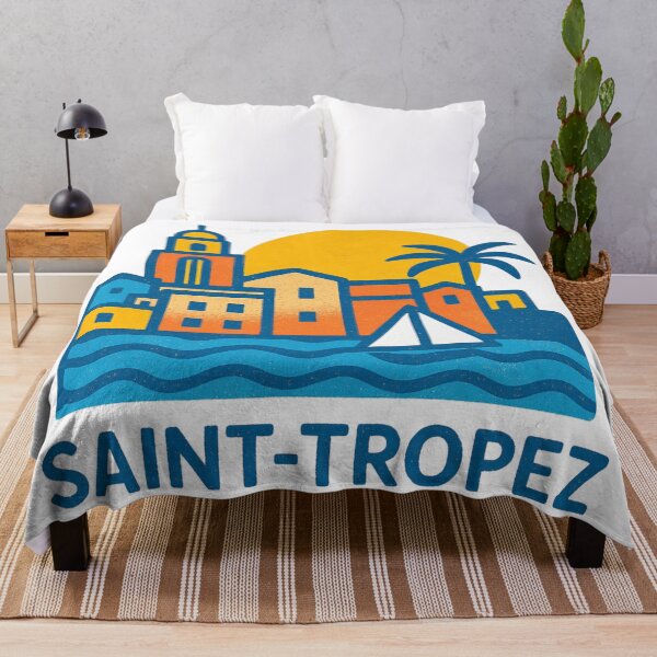 Item preview, Saint Tropez Vintage Travel Poster Retro French Riviera Summer designed and sold by RDproject.