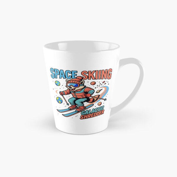 Item preview, Space Skiing Galactic Shredder Funny Raccoon Retro Comic Art designed and sold by rich-moda.