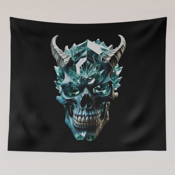 Item preview, Crystal Dragon King Skull designed and sold by Uniquely Yours.