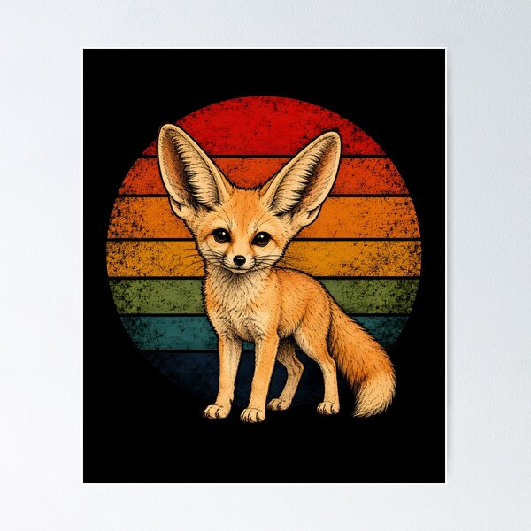 Item preview, Fennec Fox Art  designed and sold by GanusTom.