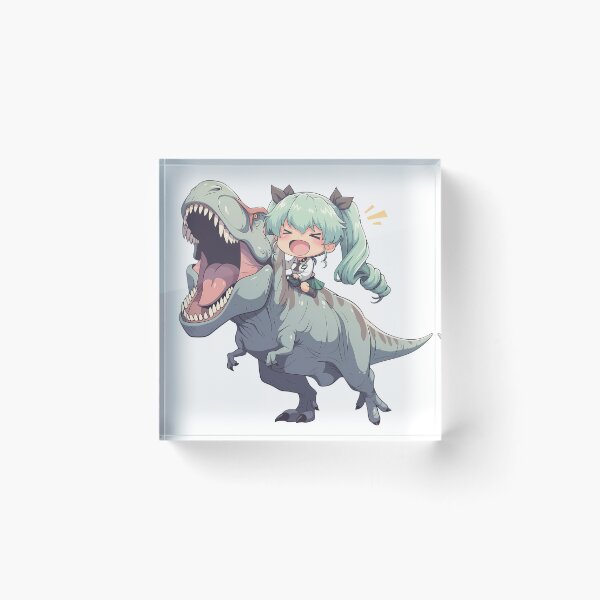 Item preview, Anchovy Girls und Panzer Mint Chibi Dinosaur Adventure designed and sold by Dashsopaner.