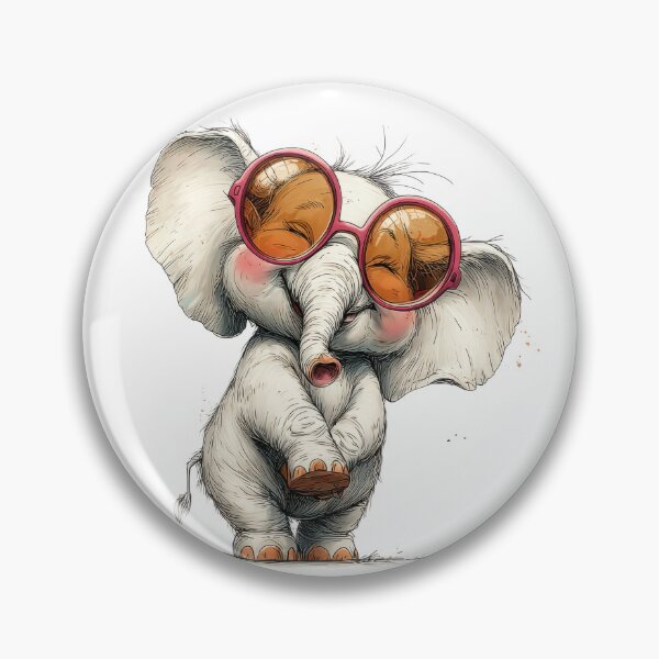 Item preview, Elephant with googles! designed and sold by fribabywonder.