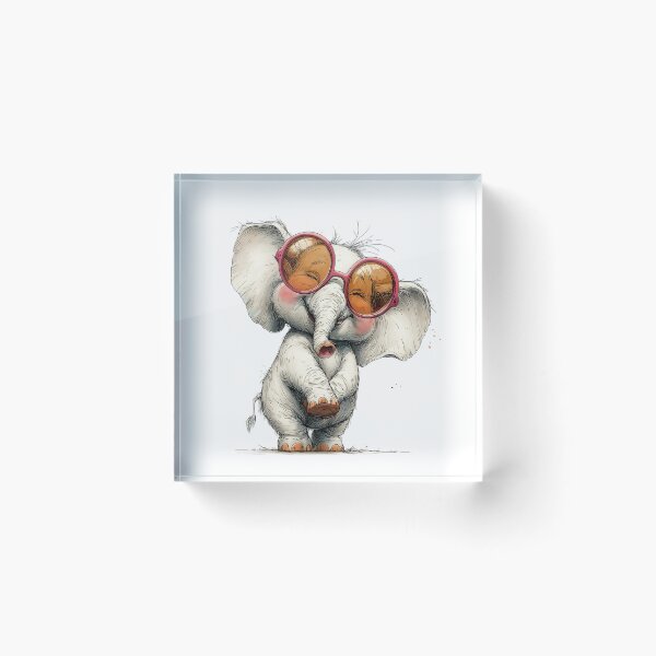 Item preview, Elephant with googles! designed and sold by fribabywonder.