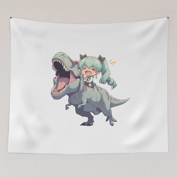 Item preview, Anchovy Girls und Panzer Mint Chibi Dinosaur Adventure designed and sold by Dashsopaner.