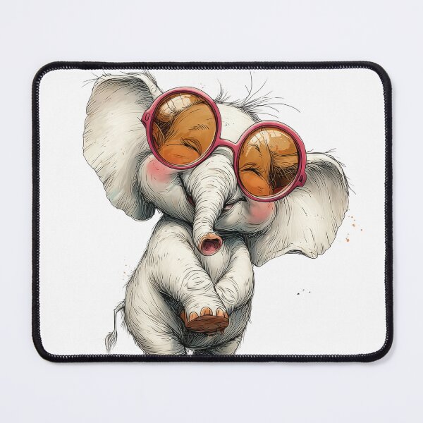 Item preview, Elephant with googles! designed and sold by fribabywonder.