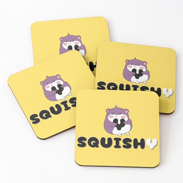Item preview, Squishy Cute Hamster Kawaii Puffy Lettering Cartoon Animal designed and sold by CHANCHANAI.