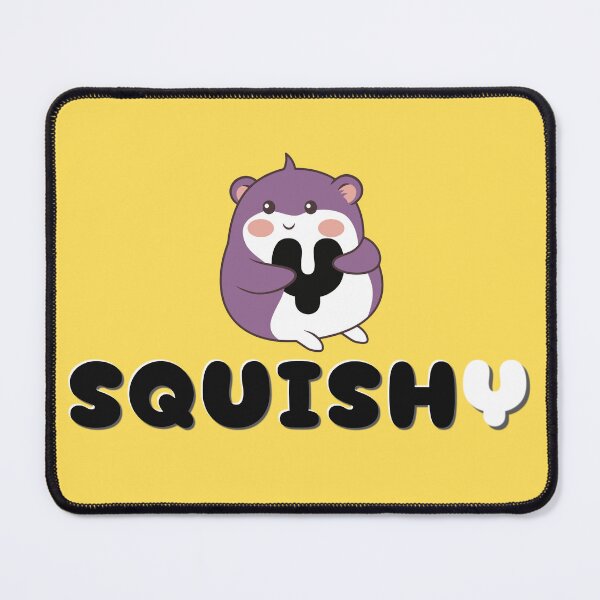 Item preview, Squishy Cute Hamster Kawaii Puffy Lettering Cartoon Animal designed and sold by CHANCHANAI.