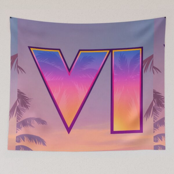 Item preview, Open World Crime Action Game - Tropical Sunset Gaming Poster designed and sold by Billy Morfo™.