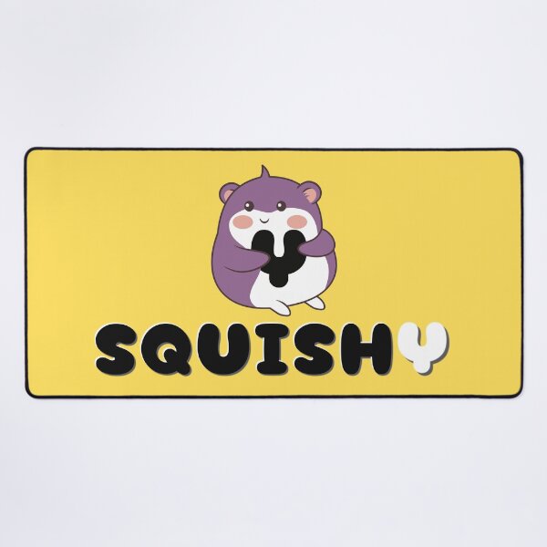 Item preview, Squishy Cute Hamster Kawaii Puffy Lettering Cartoon Animal designed and sold by CHANCHANAI.
