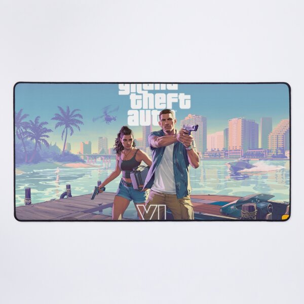 Item preview, Open World Crime Action Game - Tropical Sunset Gaming Poster designed and sold by Billy Morfo™.