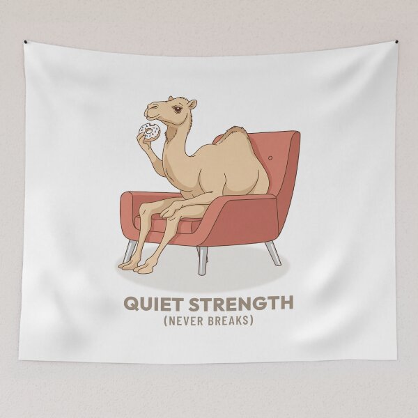 Item preview, Dromedary Camel Enjoying a Sweet Donut Vintage Aesthetic designed and sold by COZY VINTAGE animal.
