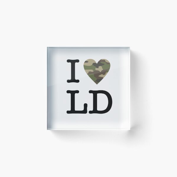 Item preview, I love LD dub white designed and sold by sp1d3rb4by.