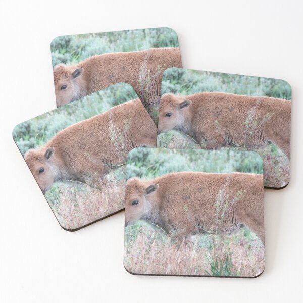 Item preview, Bison Calf in the Sagebrush designed and sold by NateNelsonPhoto.