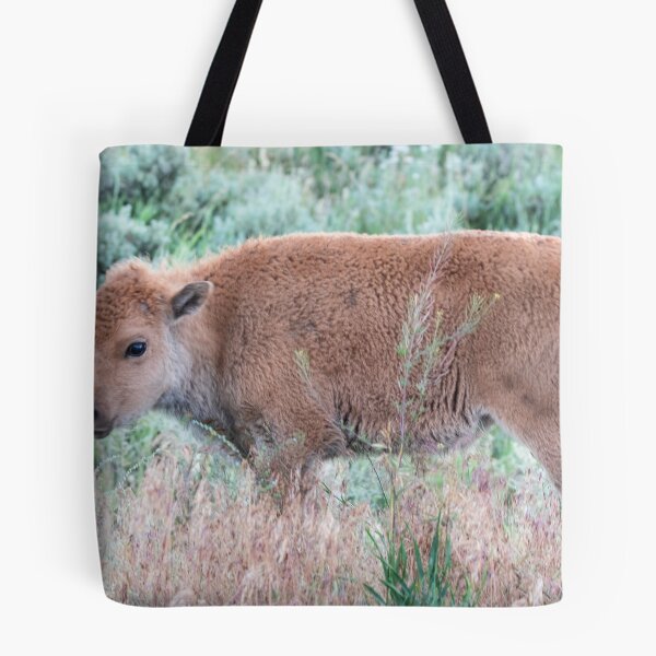 Item preview, Bison Calf in the Sagebrush designed and sold by NateNelsonPhoto.