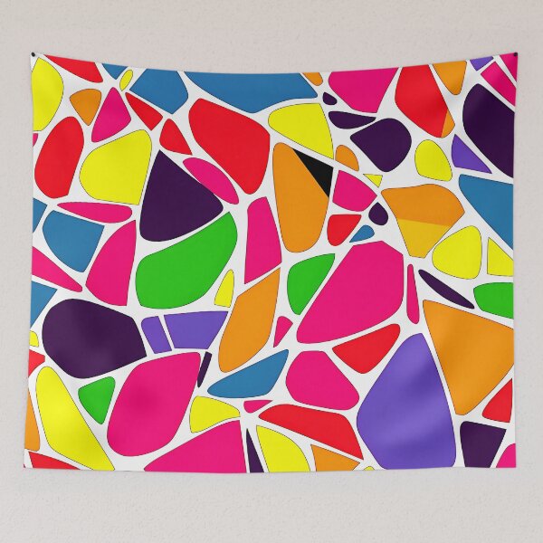 Item preview, Mosaic Style Colorful Abstract Art Scattered Designs Pattern  designed and sold by DEC02.
