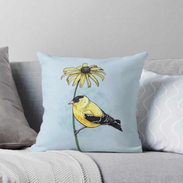 Item preview, American Goldfinch and Black-Eyed Susan designed and sold by Drawn-To-Nature.