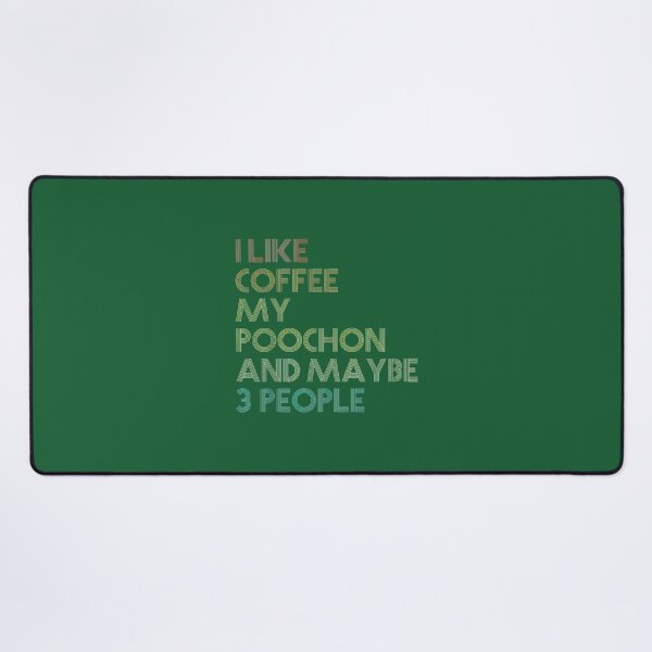 Item preview, Poochon Dog Owner Coffee Lovers Funny Quote Vintage Retropng designed and sold by MatthewhhyOver.