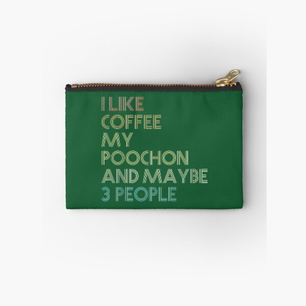 Item preview, Poochon Dog Owner Coffee Lovers Funny Quote Vintage Retropng designed and sold by MatthewhhyOver.