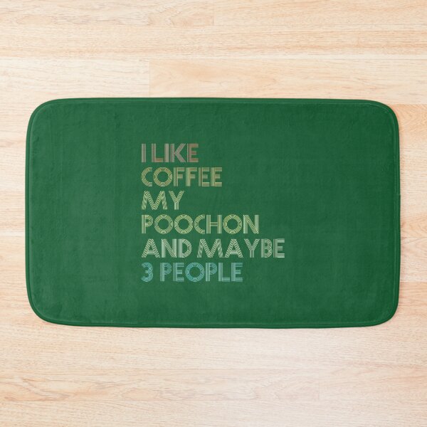 Item preview, Poochon Dog Owner Coffee Lovers Funny Quote Vintage Retropng designed and sold by MatthewhhyOver.