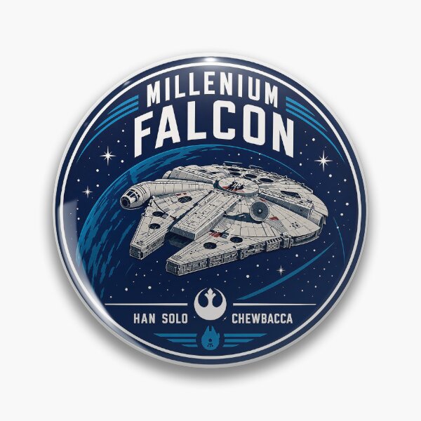 Item preview, Millenium Falcon - Han Solo & Chewbacca Space Crew designed and sold by Interstellar Archives.