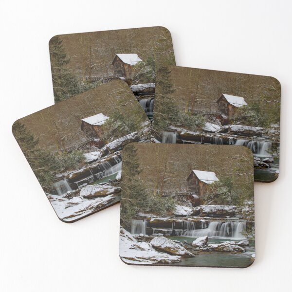 Item preview, Glade Creek Grist Mill in Winter designed and sold by NateNelsonPhoto.
