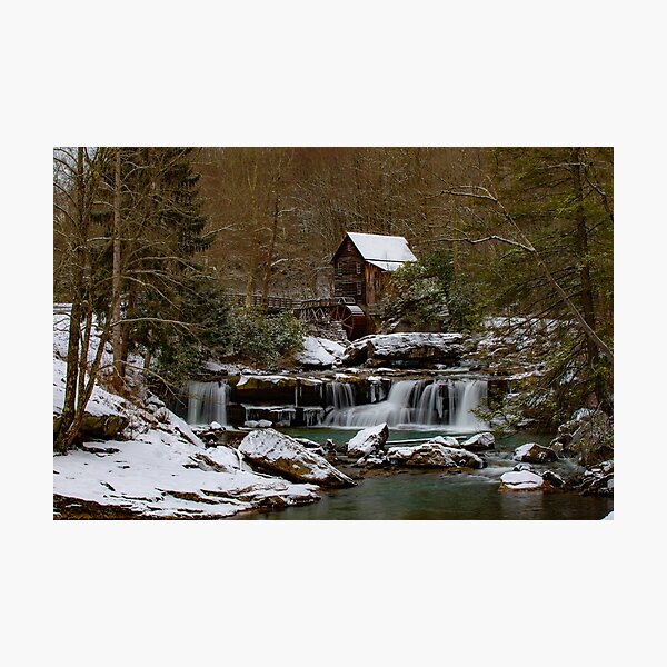 Artikelvorschau, Glade Creek Getreidemühle im Winter entworfen und verkauft von NateNelsonPhoto.