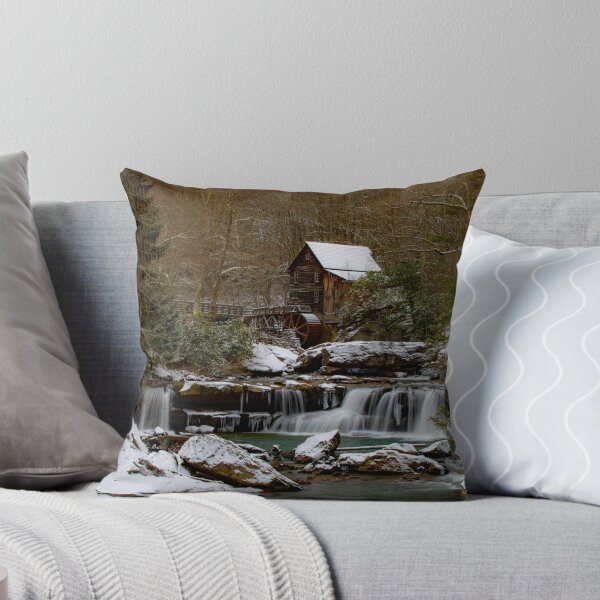 Item preview, Glade Creek Grist Mill in Winter designed and sold by NateNelsonPhoto.