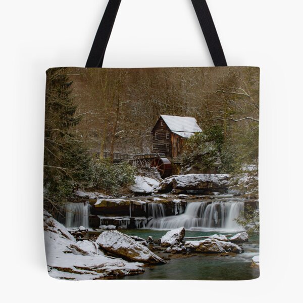 Item preview, Glade Creek Grist Mill in Winter designed and sold by NateNelsonPhoto.