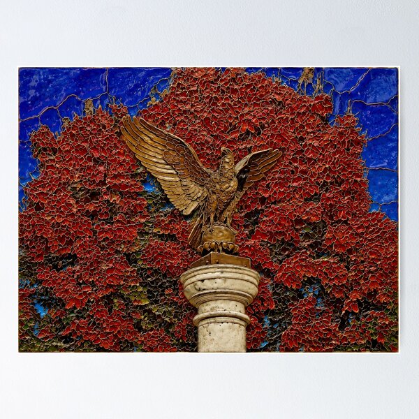 Item preview, Bronze Wings Against Crimson designed and sold by Robert Meyers-Lussier.