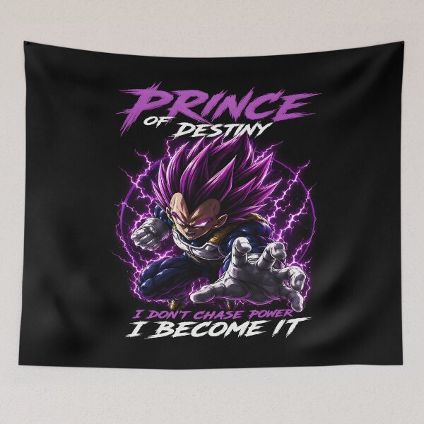 Item preview, Prince of Destiny- Purple Aura DBZ Warrior-Aesthetic Design designed and sold by TTdesigns123.