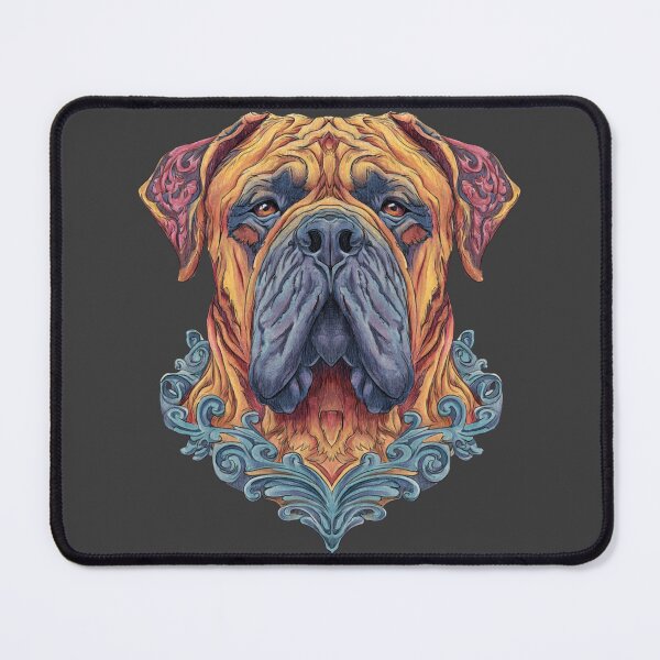 Item preview, Colorful Bullmastiff puppy dog designed and sold by MendaciousMina.