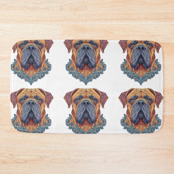 Item preview, Colorful Bullmastiff puppy dog designed and sold by MendaciousMina.