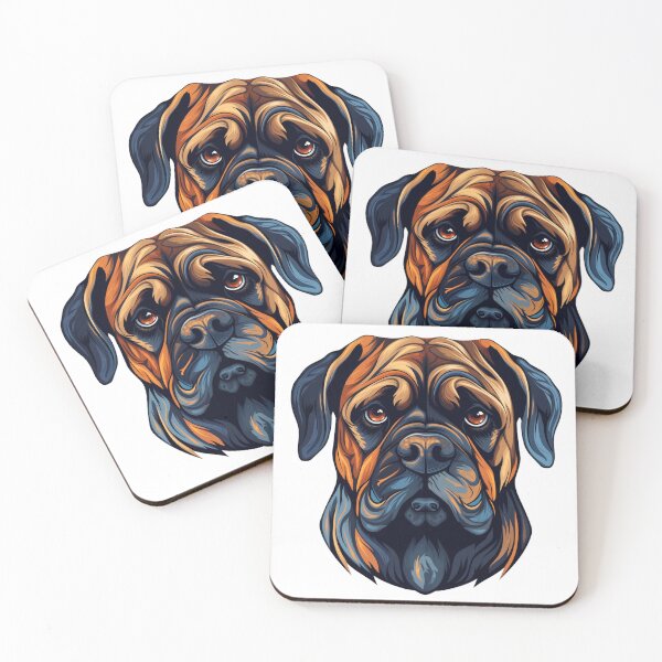Item preview, Bullmastiff puppy dog designed and sold by MendaciousMina.