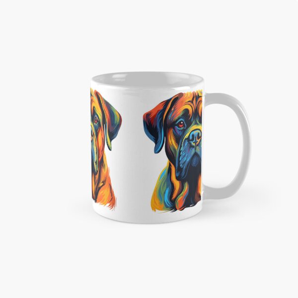 Item preview, Colorful Bullmastiff puppy dog designed and sold by MendaciousMina.