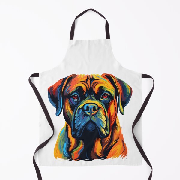 Aperçu de l'œuvre chiot Bullmastiff coloré créée et vendue par MendaciousMina.