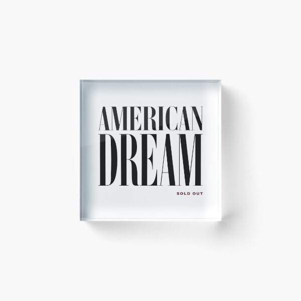 Item preview, American Dream – Sold Out | Minimalist Typography Graphic designed and sold by Vibrantdream.