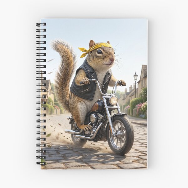 Item preview, Thirteen-Lined Ground Squirrel Rides His Motorcycle designed and sold by Tridentulus.