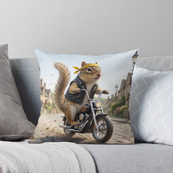 Item preview, Thirteen-Lined Ground Squirrel Rides His Motorcycle designed and sold by Tridentulus.