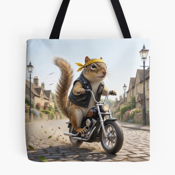 Item preview, Thirteen-Lined Ground Squirrel Rides His Motorcycle designed and sold by Tridentulus.