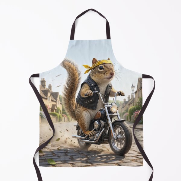 Item preview, Thirteen-Lined Ground Squirrel Rides His Motorcycle designed and sold by Tridentulus.