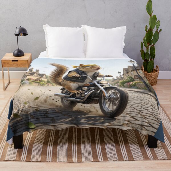 Item preview, Thirteen-Lined Ground Squirrel Rides His Motorcycle designed and sold by Tridentulus.