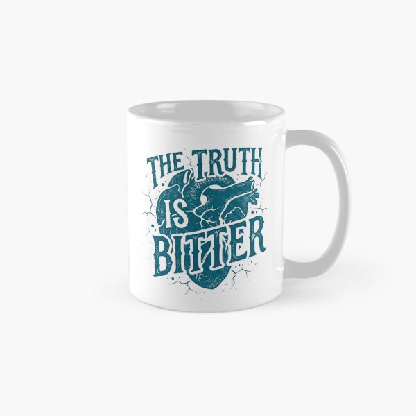 Item preview, The Truth Is Bitter Grunge Anatomical Heart Typography designed and sold by rich-moda.