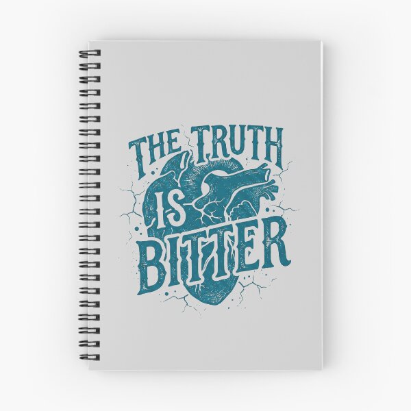 Item preview, The Truth Is Bitter Grunge Anatomical Heart Typography designed and sold by rich-moda.